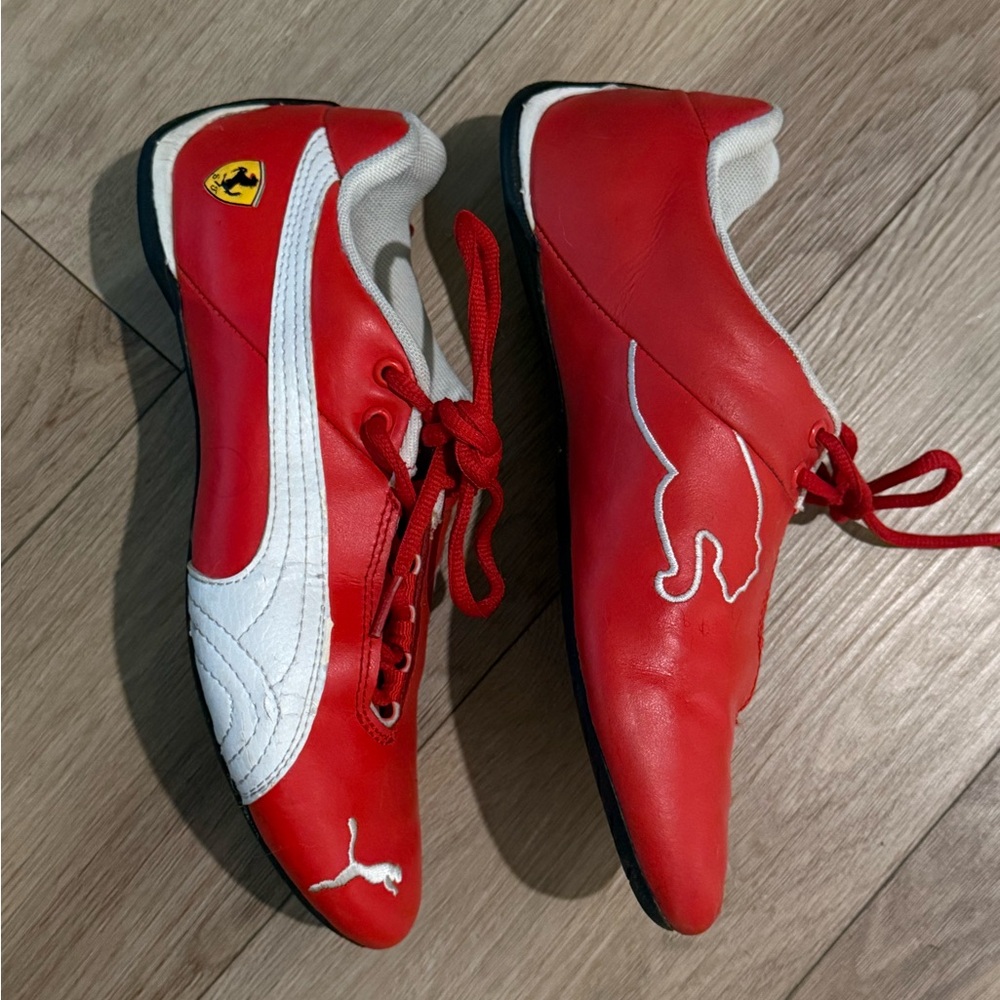 Puma Ferrari Lace-up Red Sneakers